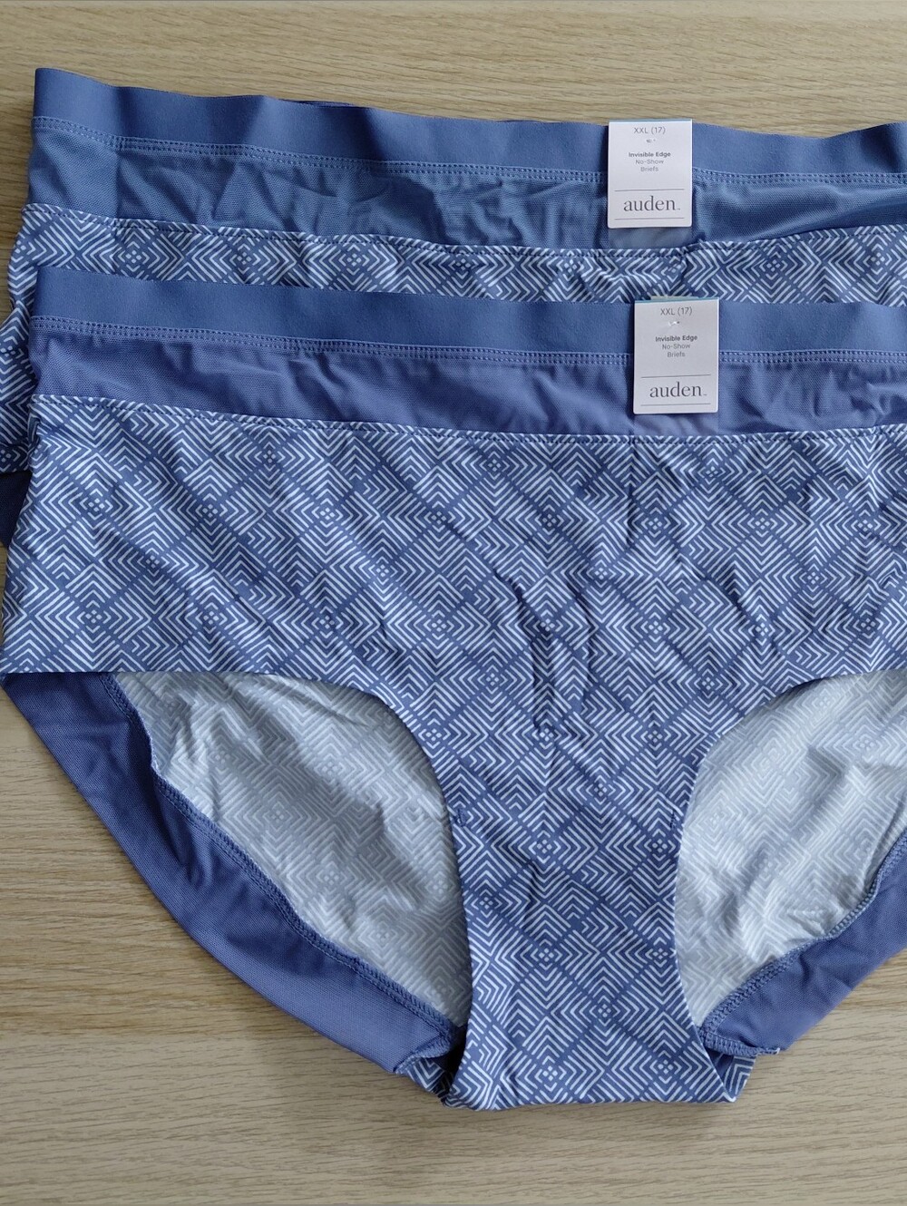 Auden Women's Blue Patterned Briefs - 2 Pack